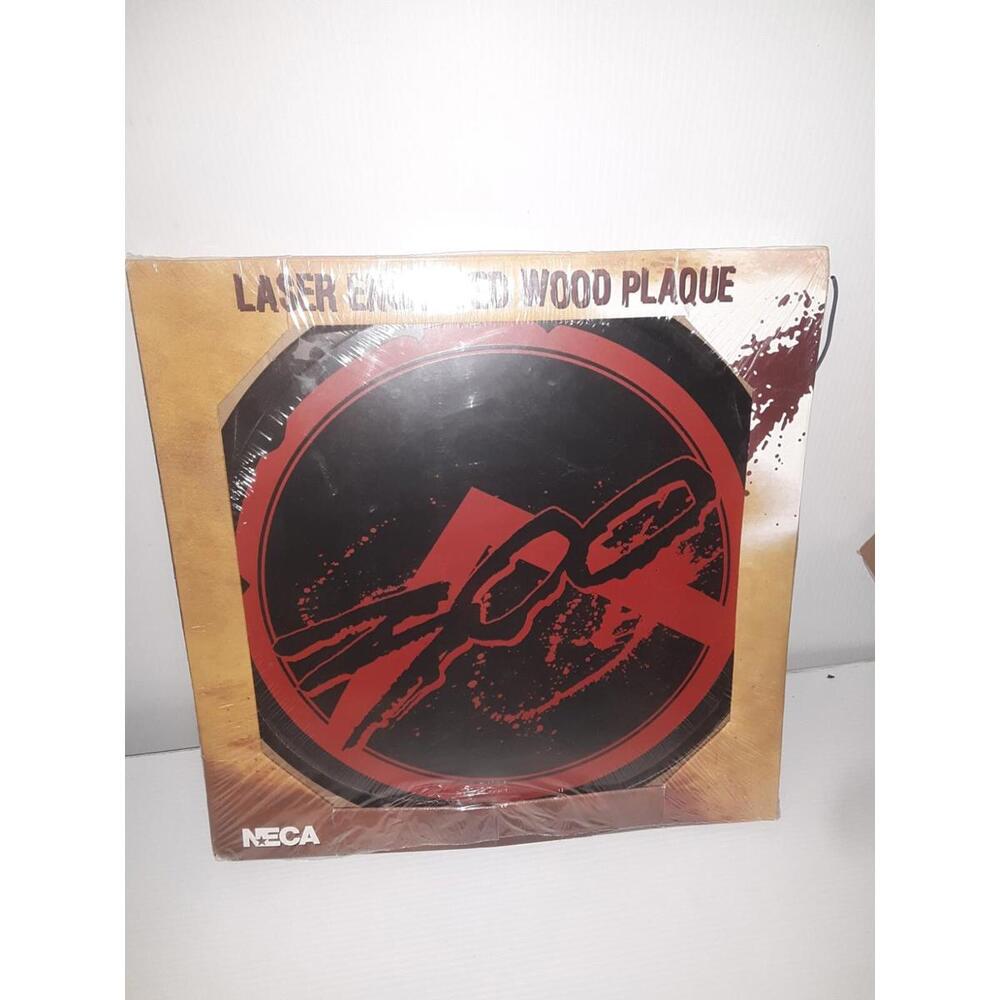 NECA 300 Laser Engraved Wood Plaque NEW IN BOX sealed rare shelf218